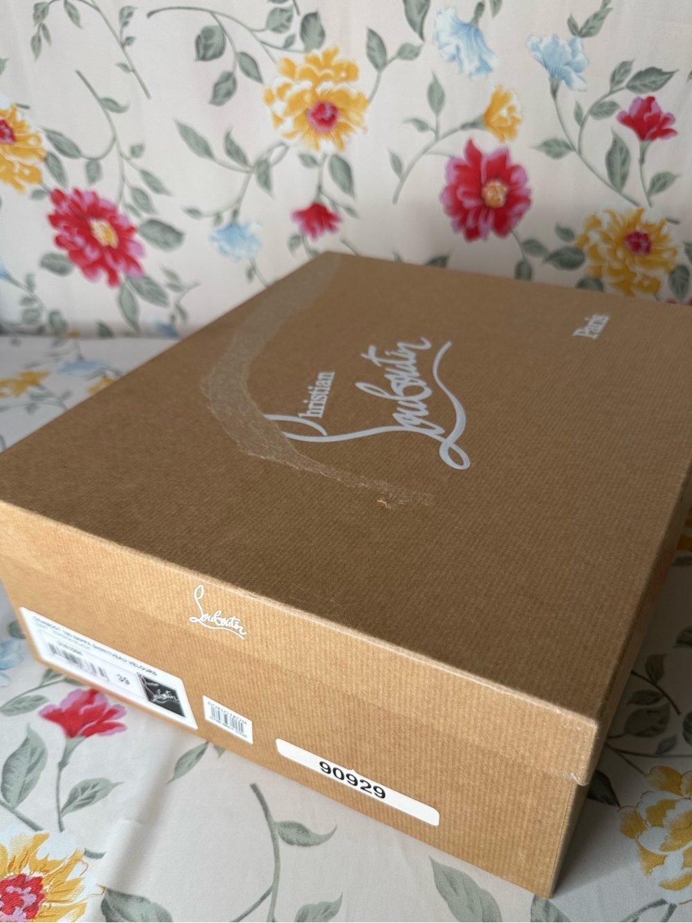 CHRISTIAN LOUBOUTIN Authentic- Cajaboot 100 Nappa Shiny/ Veau Velours Size 39 - Picture 11 of 11